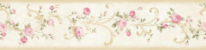 Scotney Blush Tearose Acanthus Wallpaper by Chesapeake Designer