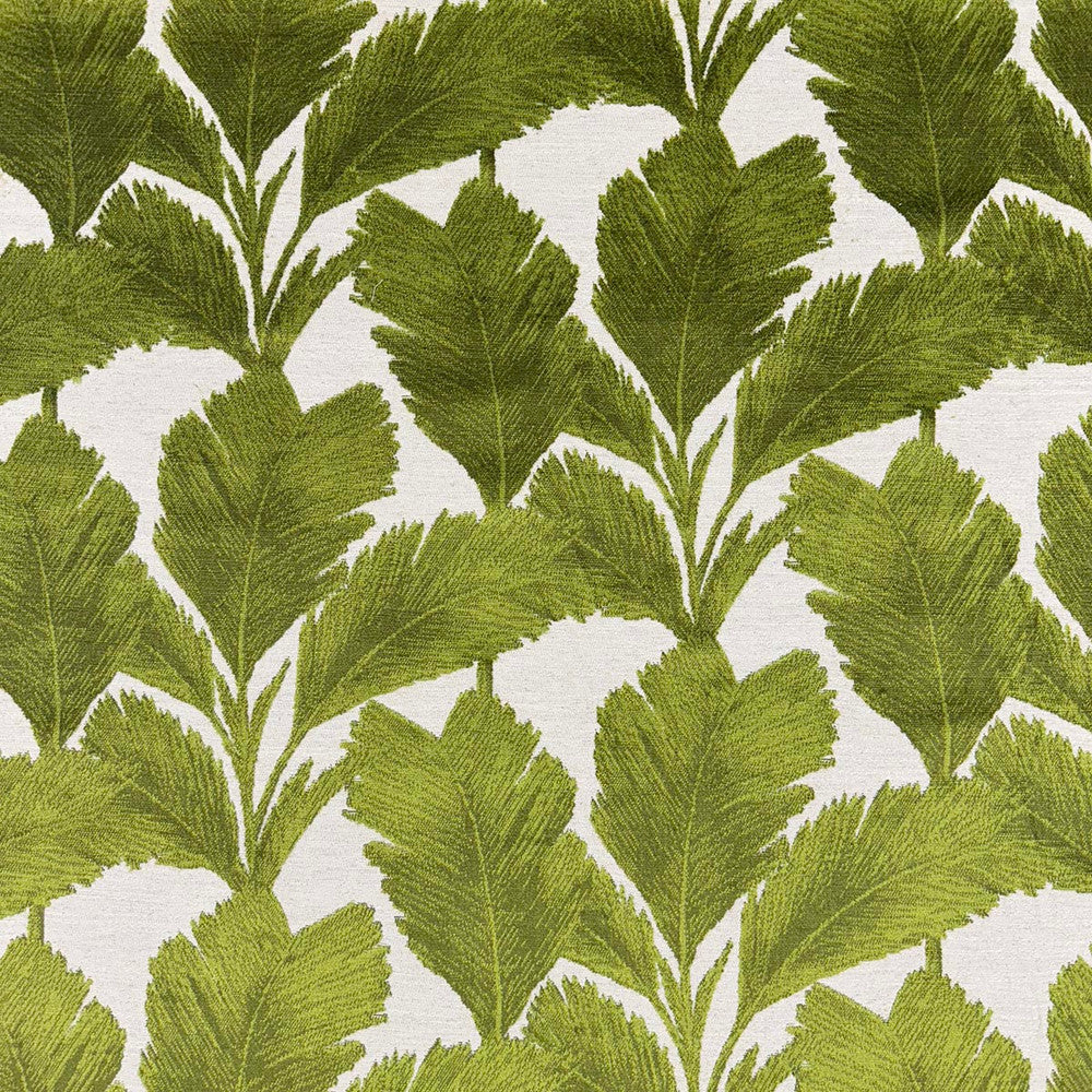 Medora Palm by Magnolia Designer Fabric - 59 Viscose, 24 Poly, 11 Cotton, 6 Linen Belgium 35000 Horizontal: 27.5 and Vertical: 15.7 54 - Swanky Fabrics -