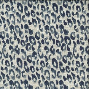 Melba Navy by Norbar Designer Fabric 100% POLYESTER CHINA 6 3/4"V 6 3/4"H 56 - Swanky Fabrics -