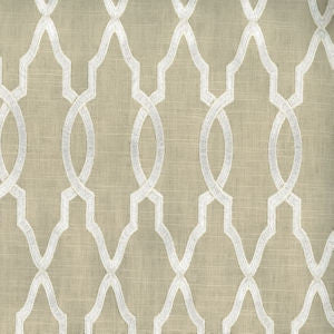 Melbourne Oatmeal by Norbar Designer Fabric See Sample 58% COTTON, 42% POLYESTER INDIA UFAC 1, CAL 117, NFPA 260 </p><p>Repeat: Horizontal: and Vertical: 6 1/4" 50 - Swanky Fabrics -