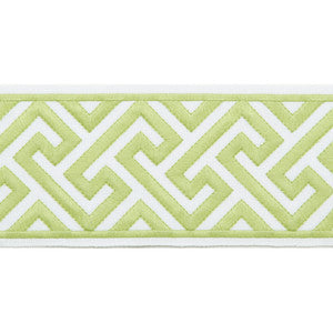 Melrose Emb Tape Key Lime by Magnolia Designer Trim