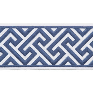 Melrose Emb Tape Marine by Magnolia Designer Trim