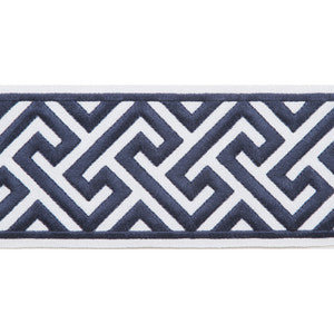 Melrose Emb Tape Royal by Magnolia Designer Trim