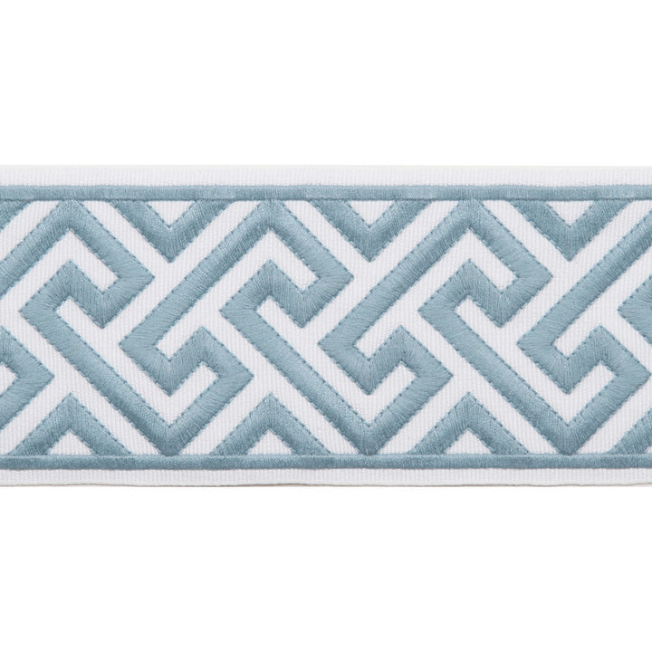 Melrose Emb Tape Skylight by Magnolia Designer Trim - 51% Fibranne, 49% Polyester China Horizontal: and Vertical: 3.5 - Swanky Fabrics -