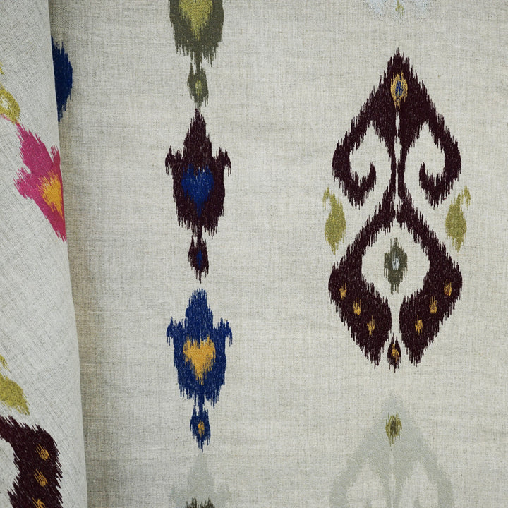 Mengikat 66Sj101 by JF Designer Fabric JF Studio 73% Linen, 25% Viscose, 2% Cotton India Horizontal: 25.5 and Vertical: 23.625 54 - Swanky Fabrics -