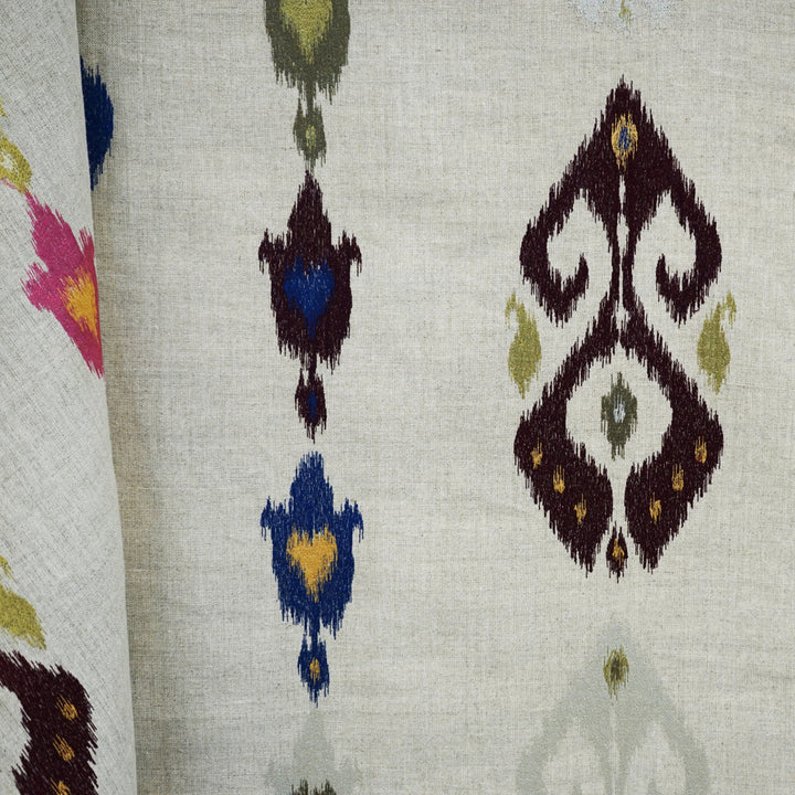 MENGIKAT 66SJ101 by JF Designer Fabric JF Studio 73% Linen, 25% Viscose, 2% Cotton India  Horizontal: 25.5 and Vertical: 23.625 54  - Swanky Fabrics -