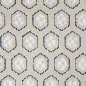 Mervine 3 Indigo by Stout Designer Fabric