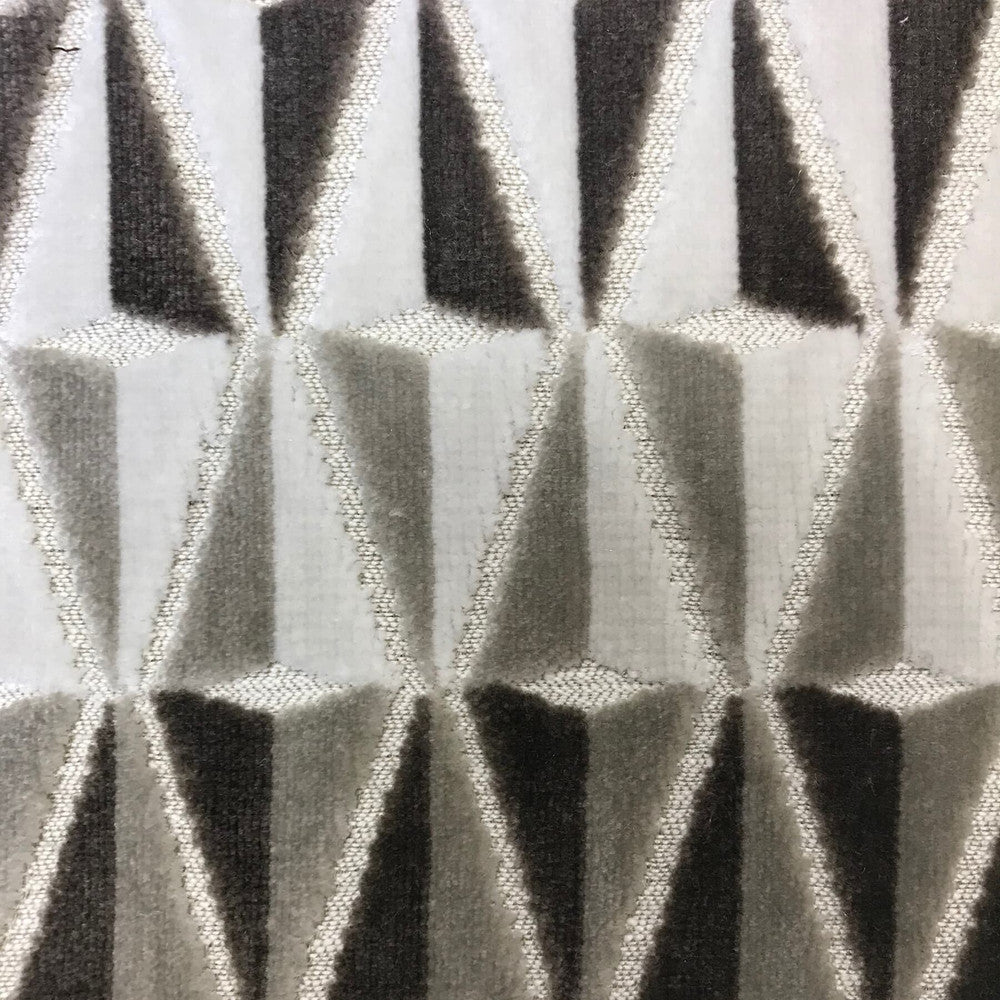 Mesa 1 Mushroom by Stout Designer Fabric RIGHT ON TREND CUT VELVETS 50%SVI 35%POL 15%COT INDIA FLAME RETARDANT-N.F.P.A. 260A CLASS 1 CATB 117-2013 MARTINDALE WEAR TEST (50 000 CIRCULAR RUBS) Horizontal: 1.500 and Vertical: 10.250 54 in - Swanky Fabrics -