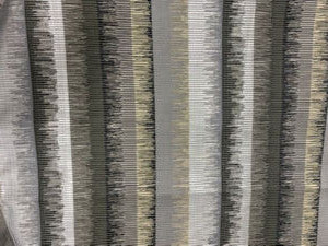 Messina Gunmetal by Norbar Designer Fabric SENSATION 100% POLYESTER CHINA 10 1/2"V 14 1/4"H 110 - Swanky Fabrics -