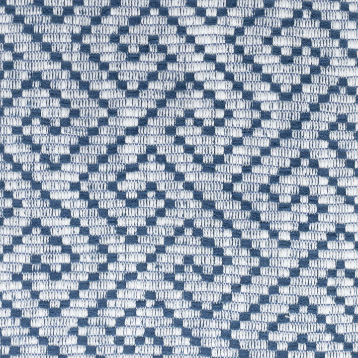 Metro 3 Blueberry by Stout Designer Fabric LIVING IS EASY BREEZE/SKY 100%UV USA CATB 117-2013 MARTINDALE WEAR TEST (20 000 CIRCULAR RUBS) Horizontal: 2.375 and Vertical: 2.250 55.5 in - Swanky Fabrics -