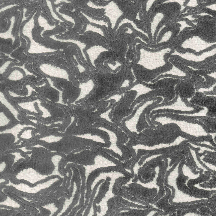 Mezzo Smoke by Norbar Designer Fabric RITZ 85% VISCOSE 15% POLYESTER INDIA 13"V 14 1/4"H 57 - Swanky Fabrics -