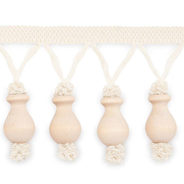 Antibes Molded Fringe Natural Mf4002-1 by Schumacher Designer Trim SCHUMACHER TRIM PROGRAM See Sample UNITED STATES OF AMERICA TO BE DETERMINED </p><p>Repeat: Horizontal: - and Vertical: - 3 1/2" WIDE (9CM) - Swanky Fabrics -