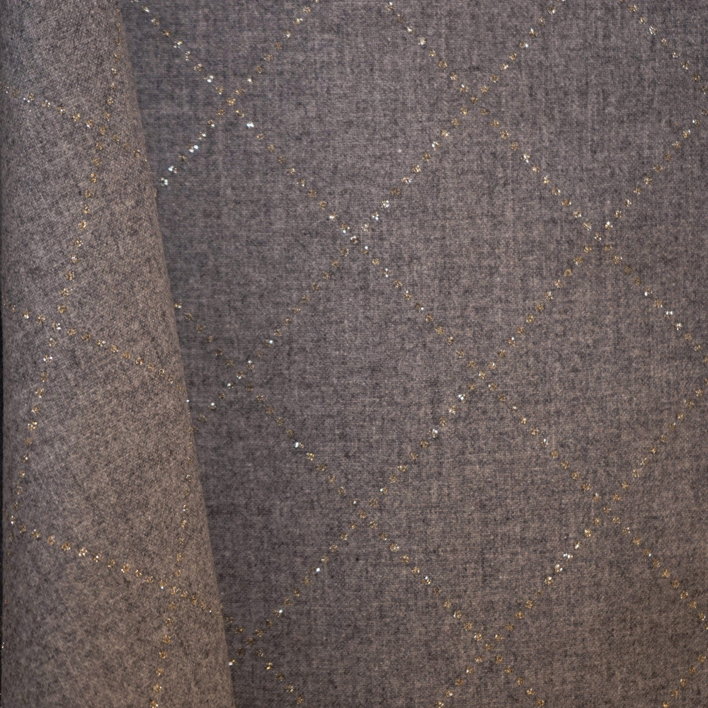 Mia 96Sj101 by JF Designer Fabric JF Studio 80% Wool, 20% Polyester Italy Horizontal: 2.75 and Vertical: 3.25 55 - Swanky Fabrics -