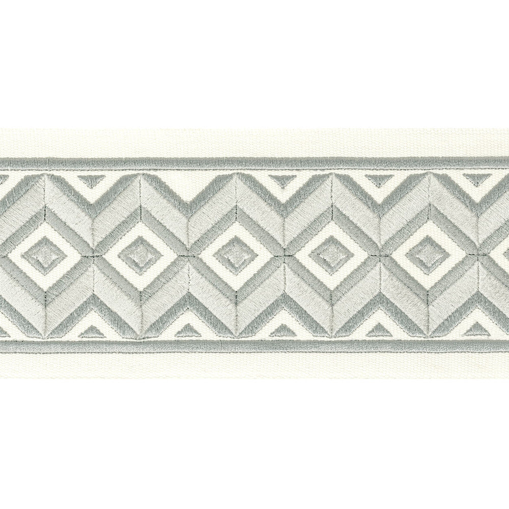 Midland Tape 2 Pewter by Stout Trim Stout Trim Midland Tape 2 PewterTrim STITCHED UP TRIM INDIA </p><p>Repeat: H: 4.000, V: 1.500 4 in - Fabric Carolina -