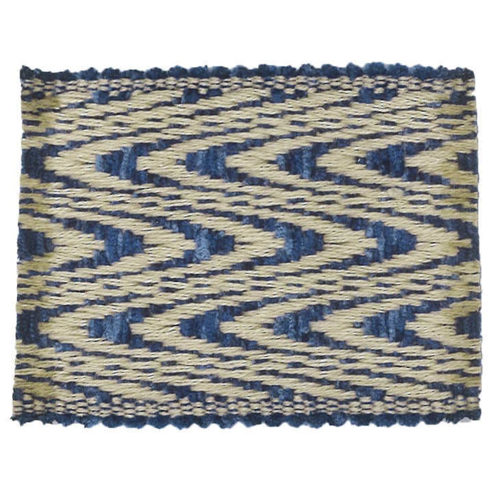 Milbank 9 Royal by Stout Designer Trim TREND ALERT 50%COT 50%LIN CHINA </p><p>Repeat: 0 2.25 in - Swanky Fabrics -