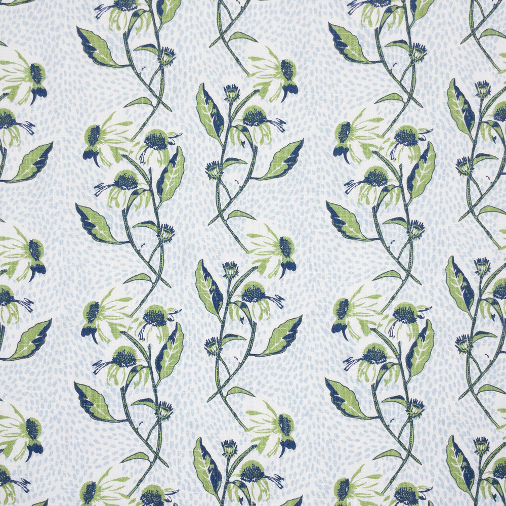 Miller 2 Grass by Aoc Designer Fabric THE ART OF COLOR HERITAGE II 100%COT USA Horizontal: 9.000 and Vertical: 6.375 54 in - Swanky Fabrics -
