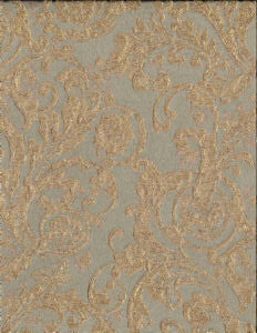Minuet Taupe by Norbar Designer Fabric SYMPHONY 100% POLYESTER CHINA 12"V 14"H 55 - Swanky Fabrics -