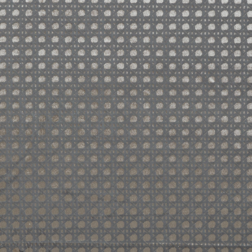 Miser 7 Aluminum by Marcus William Designer Fabric KAI/MARCUS WILLIAM MUSTIQUE 66%POL 34%COT TURKEY Horizontal: 1.500 and Vertical: 1.500 55 in - Swanky Fabrics -