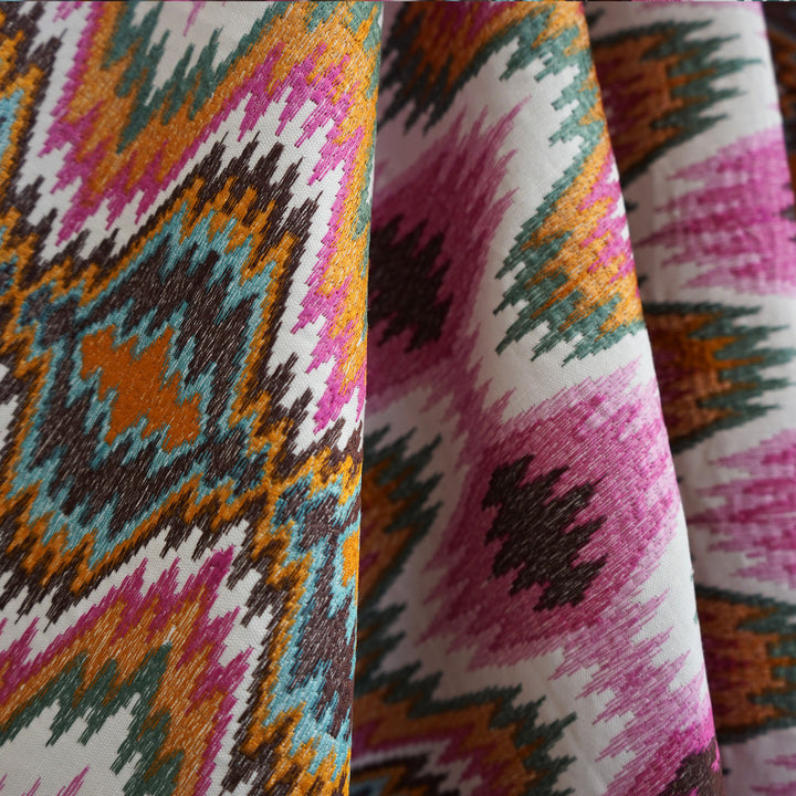 Mission 44Sj101 by JF Designer Fabric JF Studio 35% Cotton, 32% Viscose, 23% Linen, 10% Polyester India Horizontal: 12.75 and Vertical: 4 51 - Swanky Fabrics -