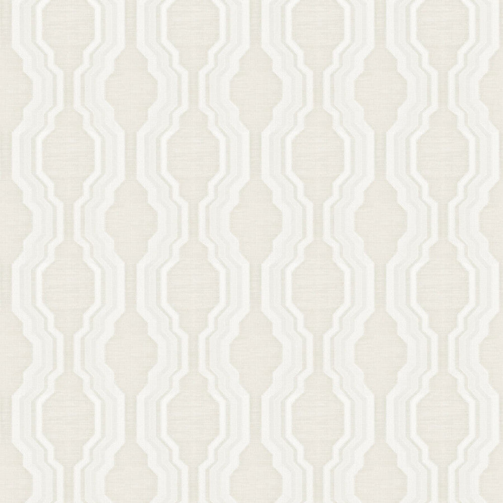 Mobil 2 Linen by Stout Designer Fabric COLOR MY WINDOW CHALK/TAUPE 33%COT 67%POL INDIA FLAME RETARDANT-N.F.P.A. 701 SMALL SCALE Horizontal: 6.875 and Vertical: 7.250 54 in - Swanky Fabrics -