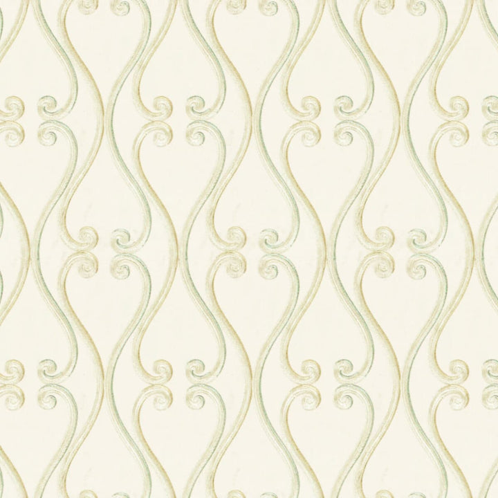 Mohawk 3 Sand by Stout Designer Fabric RAINBOW LIBRARY PEARL/PARCHMENT 100%COT %BEMB INDIA </p><p>Repeat: 15.125 51 in - Swanky Fabrics -