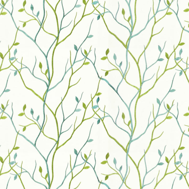 Mojo 1 Marine by Stout Designer Fabric RAINBOW LIBRARY SPA/TEAL 55%LIN 45%COT %VEMB INDIA </p><p>Repeat: 15.75 52 in - Swanky Fabrics -