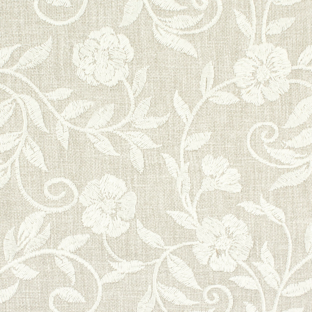 Molly 1 Flax by Stout Designer Fabric COLOR MY WINDOW BIRCH/LINEN 52%COT 48%POL %VEMB INDIA MARTINDALE WEAR TEST (30 000 CIRCULAR RUBS) Horizontal: 6.500 and Vertical: 6.250 51.75 in - Swanky Fabrics -