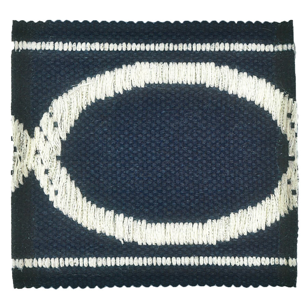 Monogram 1 Navy by Stout Trim Stout Trim Monogram 1 NavyTrim MOONDUST TRIM CHINA </p><p>Repeat: H: 0.000, V: 0.000 3 in - Fabric Carolina -