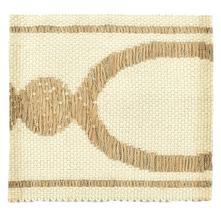 Monogram 4 Bamboo by Stout Designer Trim MOONDUST TRIM 38%LIN 31%SVI 26%JUT 5%MTL CHINA </p><p>Repeat: 0 3 in - Swanky Fabrics -