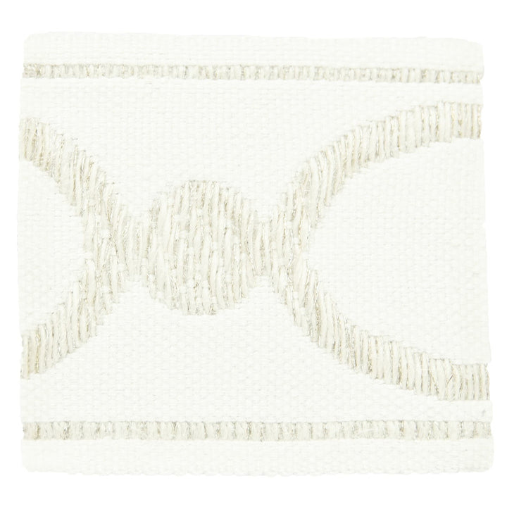 Monogram 5 Ivory by Stout Designer Trim MOONDUST TRIM 38%LIN 31%SVI 26%JUT 5%MTL CHINA FLAME RETARDANT-N.F.P.A. 260A CLASS 1 CATB 117-2013 WYZENBEEK 24 000 DOUBLE RUB WEAR TEST (HEAVY DUTY) Horizontal: 0.000 and Vertical: 0.000 3 in - Swanky Fabrics -