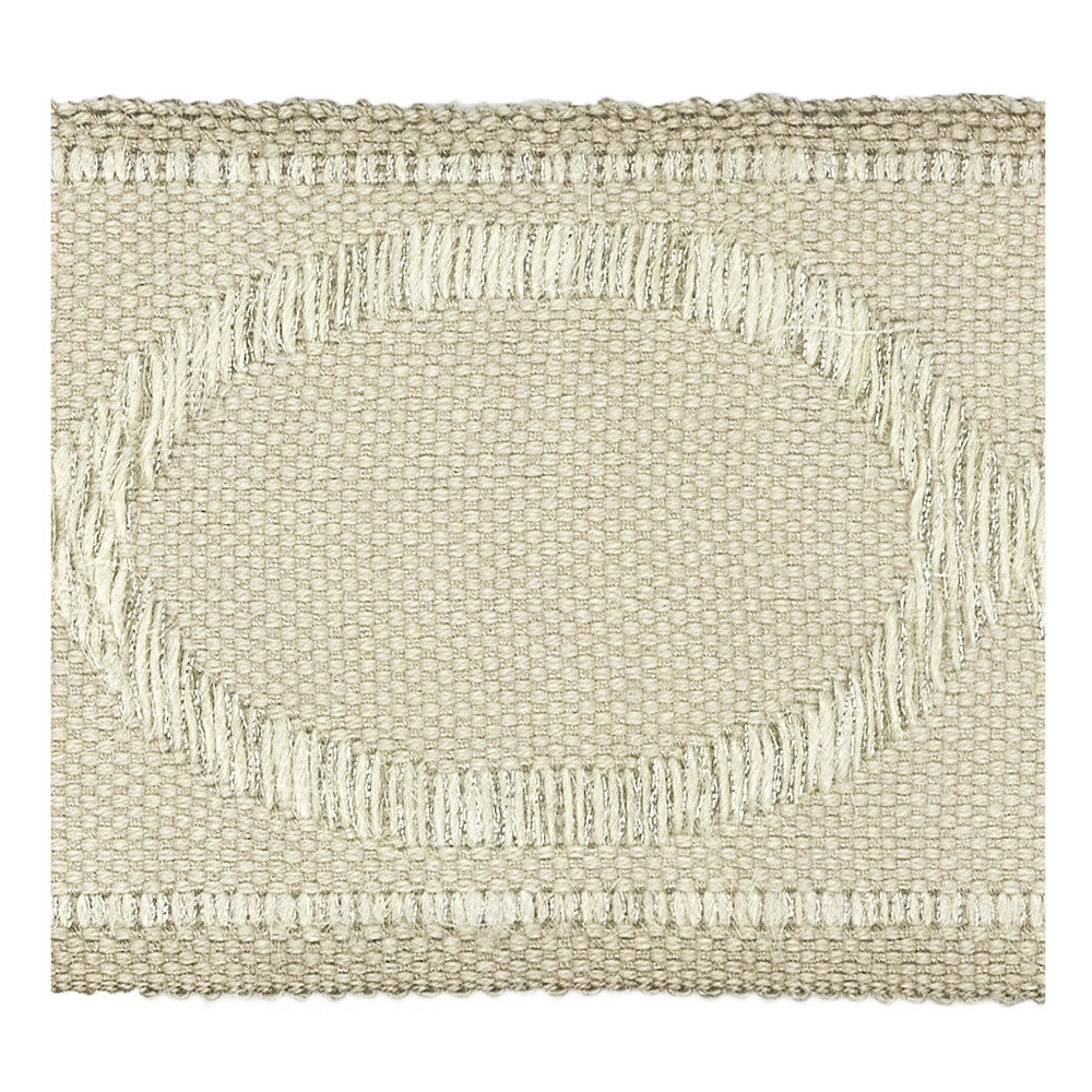 Monogram 6 Putty by Stout Trim Stout Trim Monogram 6 PuttyTrim MOONDUST TRIM 38%LIN 31%SVI 26%JUT 5%MTL CHINA </p><p>Repeat: H: 0.000, V: 0.000 3 in - Fabric Carolina -