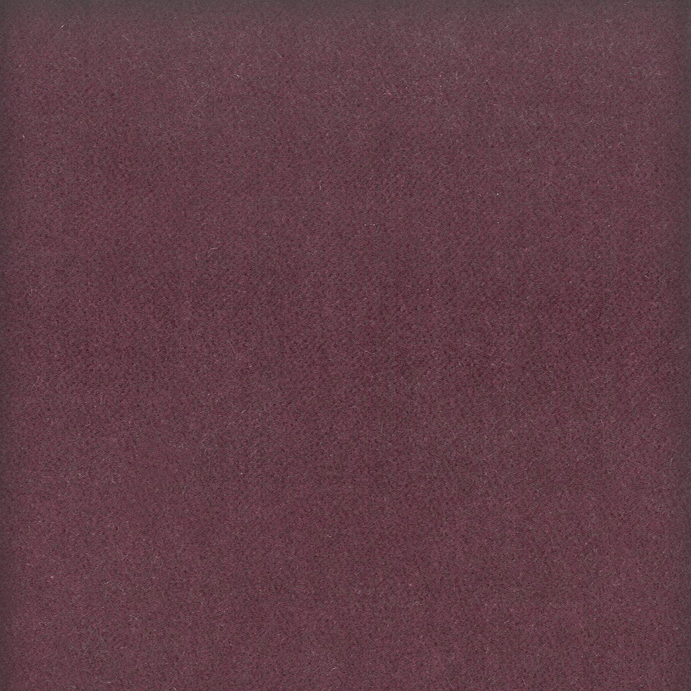 Moore 15 Plum by Stout Designer Fabric TIMELESS VELVETS 82%POL 18%COT SOUTH KOREA FLAME RETARDANT-U.F.A.C. CLASS 1 CATB 117-2013 WYZENBEEK 20 000 DOUBLE RUB WEAR TEST (HEAVY DUTY) Horizontal: 0 and Vertical: 0 54.75 in - Swanky Fabrics -