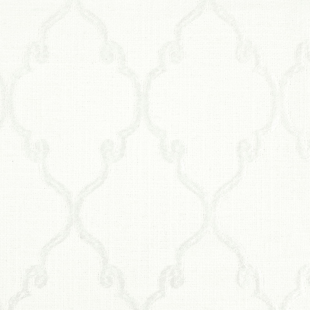 Moser 1 Bone by Stout Designer Fabric COLOR MY WINDOW NATURAL/WHITE/ GOLDDUST 36%COT 30%POL 17%SVI 17%LIN %VEMB INDIA Horizontal: 2.875 and Vertical: 4.5 51 in - Swanky Fabrics -