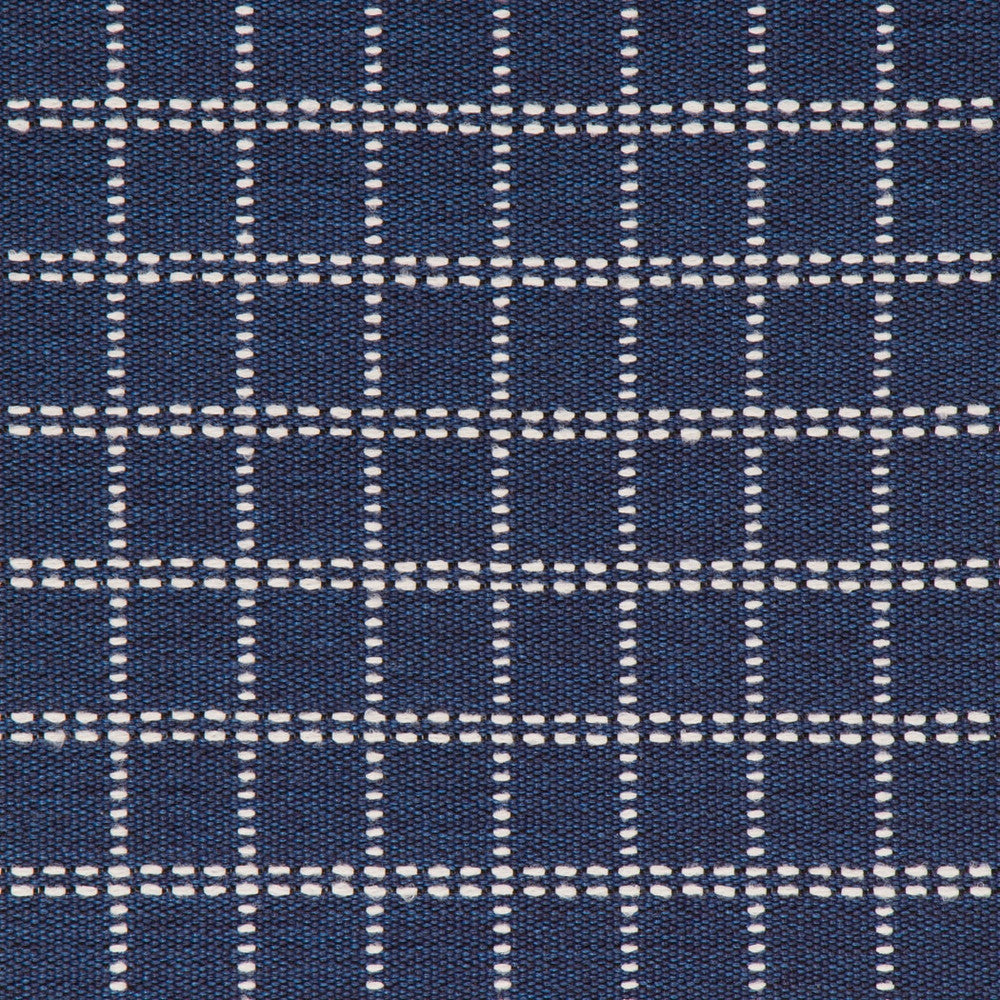 Motthaven Indigo by Bella-Dura Designer Fabric  100% BELLA DURA POLYOLEFIN USA 70000 H: 1'' V: 1.125'' 53''  - Swanky Fabrics -