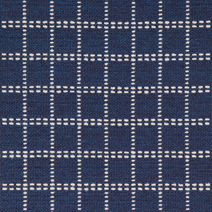 Motthaven Indigo by Bella-Dura Designer Fabric  100% BELLA DURA POLYOLEFIN USA 70000 H: 1'' V: 1.125'' 53''  - Swanky Fabrics -