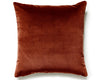 Torino Velvet Pillow 22 X 22 - Paprika MTTORIPILL0013 by Scalamandre Designer Pillow