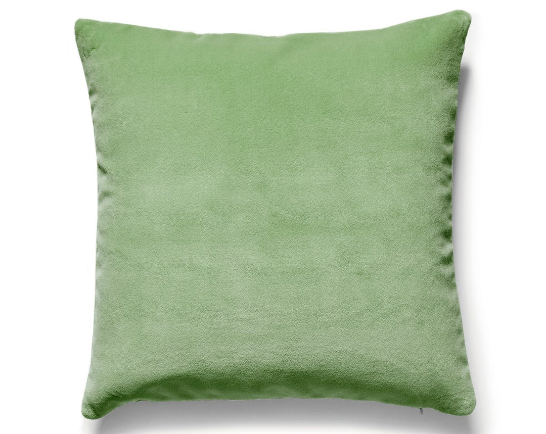 Torino Velvet Pillow 22 X 22 - Meadow MTTORIPILL0016 by Scalamandre Designer Pillow
