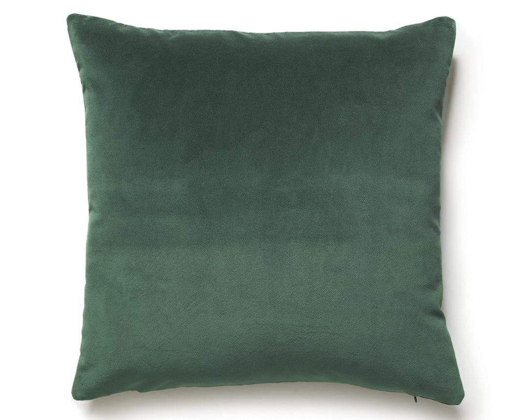 Torino Velvet Pillow 22 X 22 - Evergreen MTTORIPILL0018 by Scalamandre Designer Pillow