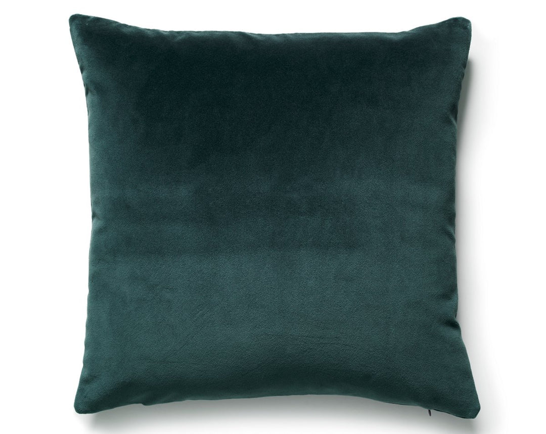 Torino Velvet Pillow 22 X 22 - Spruce MTTORIPILL0021 by Scalamandre Designer Pillow