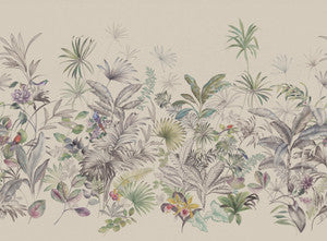 Tropical Black Wall Mural by York Wallcoverings Designer