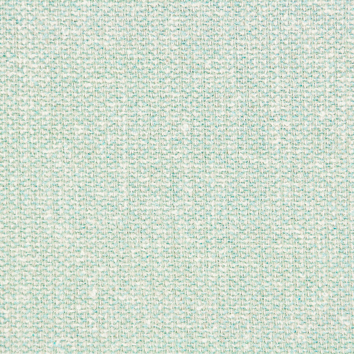 Muggins 1 Turquoise by Stout Designer Fabric Comfortable Living Lagoon/Teal 52% Cotton 17% Spun Viscose 12% Polyester 12% Acrylic 7% Linen ITALY MARTINDALE WEAR TEST (20 000 CIRCULAR RUBS) Horizontal: 0 and Vertical: 0 54 in - Swanky Fabrics -