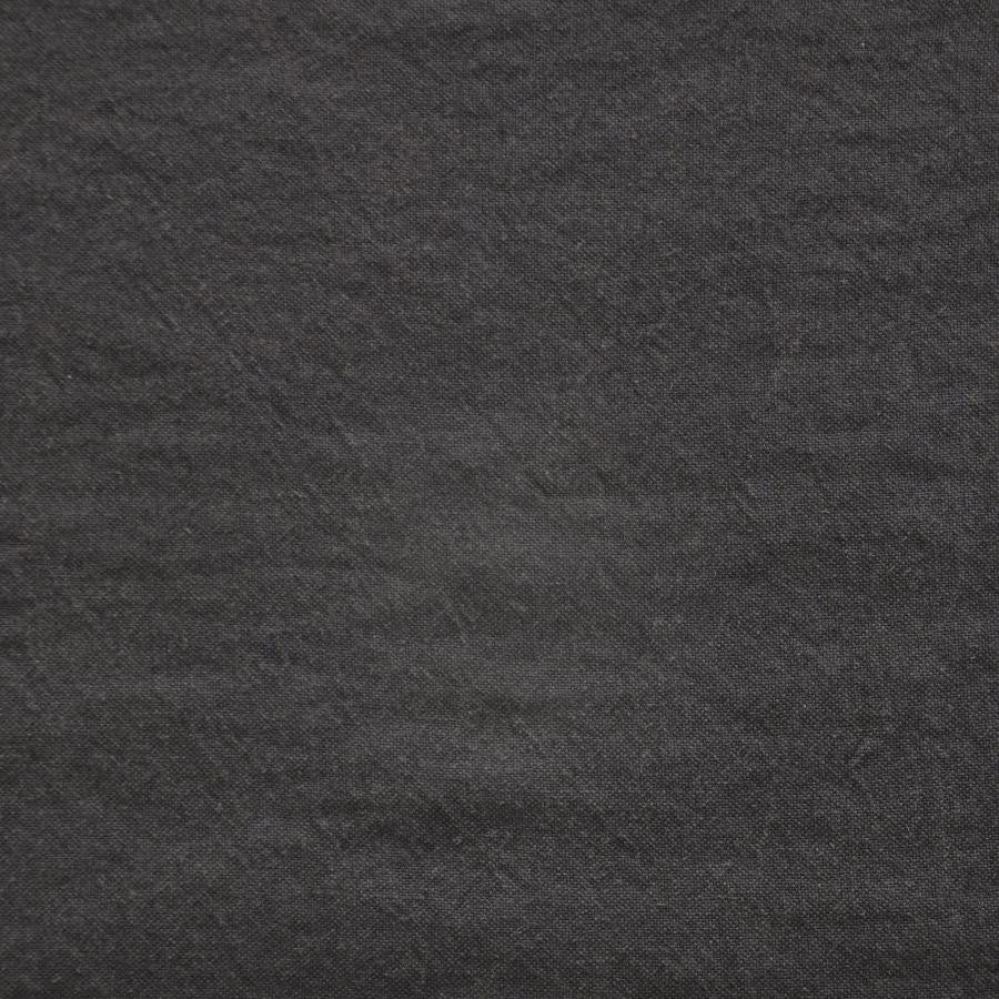 Mendel # 625 Black Coffee by Maxwell Designer Fabric Telafina Season Xiii 100% LINEN USA 58" - Swanky Fabrics -