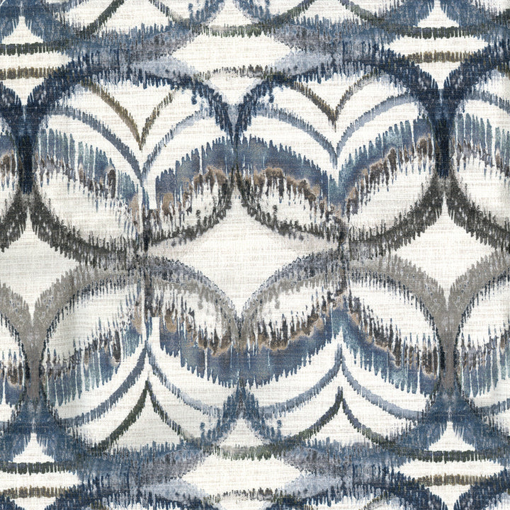 Magic 36 Indigo by ABBEYSHEA Designer Fabric 100% Polyester CN 30,000 Double Rubs (Wyzenbeek) </p><p>Repeat: Horizontal: and Vertical: 56 in. (142 cm) - Swanky Fabrics -