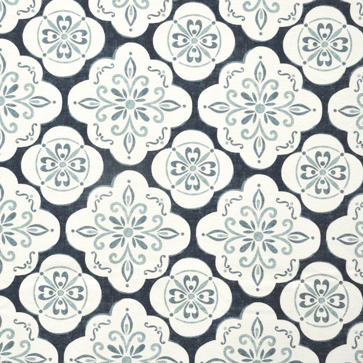 Medici # 833 Atlantic by Maxwell Designer Fabric Color Theory-Vol.Vi Odyssey 100% COTTON SPAIN V-9"H-9" 54" - Swanky Fabrics -