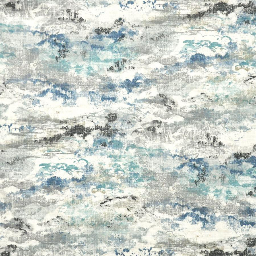 Miyazaki # 834 Coastal by Maxwell Designer Fabric Color Theory-Vol.Vi Odyssey 100% COTTON TURKEY V-24.3"H-27.75" 55" - Swanky Fabrics -