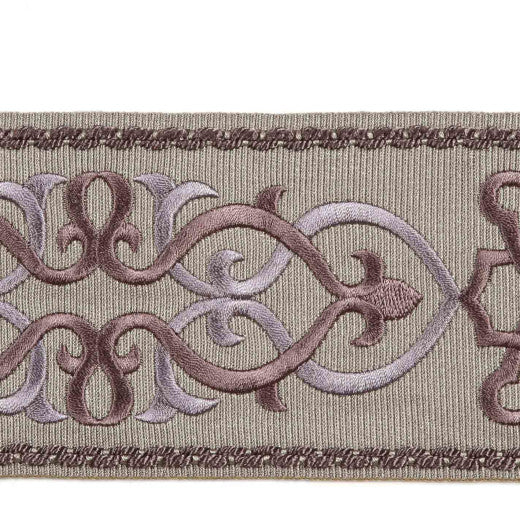 Mainz - Lilac by Europatex Designer Fabric Tapes Galore 100% Polyester China See Sample Horizontal: N/A and Vertical: N/A 3.05 inches  - Swanky Fabrics -