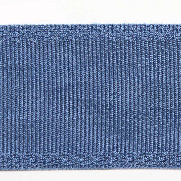 Majestic Blue Jean by Europatex Designer Fabric Dainty & Majestic 100% Polyester 2.38 inches - Swanky Fabrics -