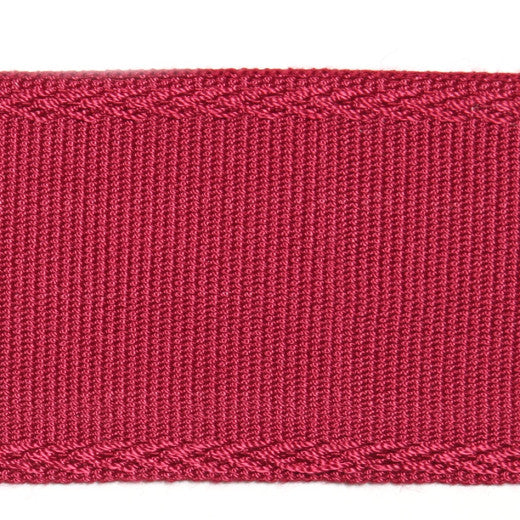 Majestic - Rouge by Europatex Designer Fabric Dainty & Majestic 100% Polyester China See Sample Horizontal: N/A and Vertical: N/A 2.38 inches  - Swanky Fabrics -