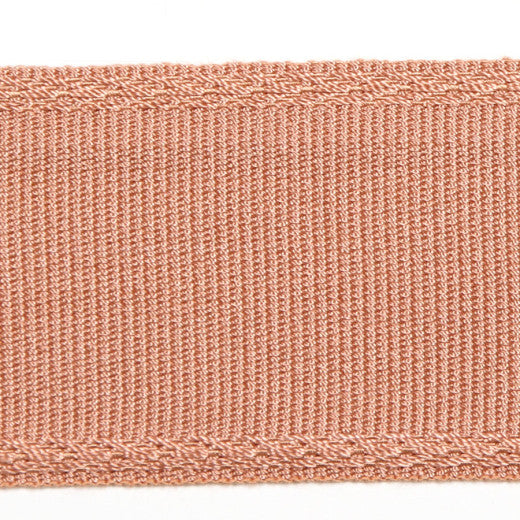 Majestic - Salmon by Europatex Designer Fabric Dainty & Majestic 100% Polyester China See Sample Horizontal: N/A and Vertical: N/A 2.38 inches  - Swanky Fabrics -