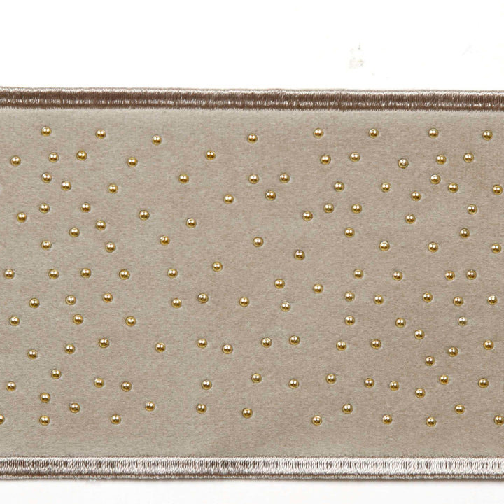Mellow Woodsmoke by Europatex Designer Fabric Mellow 82.1% Polyester / 11% Rayon / 6.9% Metallic yarn 3.00 inches - Swanky Fabrics -